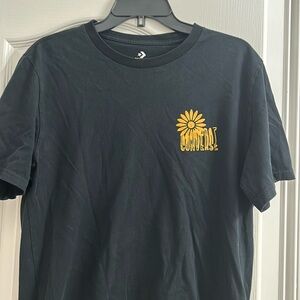 Black men’s converse size medium T-shirt